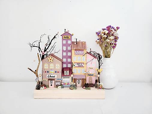 Dekorácie - ,, Sweet City ,, - 14295442_