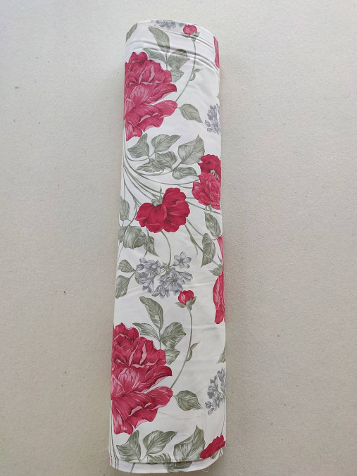 Textil - VLNIENKA na mieru 100 % bavlna deka 200 x 200 cm/ 200 x 220 cm / 200 x 240 cm / 220 x 240 cm Pivónia červená - 14293244_