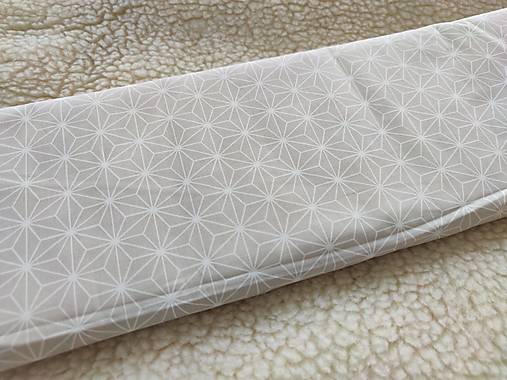 Textil - VLNIENKA DEKA a PRIKRÝVKA 100 % merino top super Origami smotanové - 14293295_