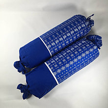 Úžitkový textil - Obliečky na Relaxačný vankúš valec čičmany - 14293626_