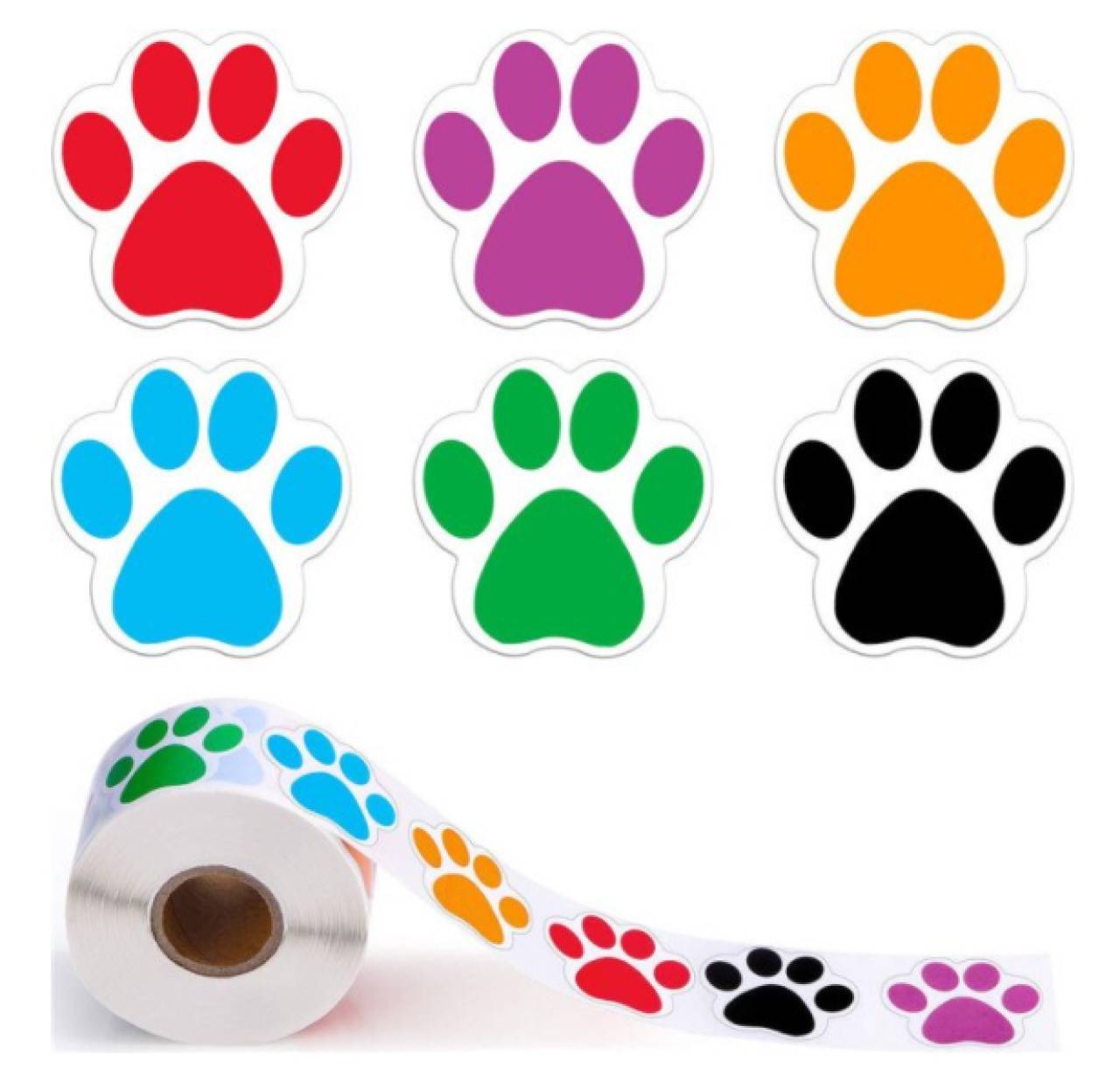 NA102 Nálepka labka 2,5 cm 