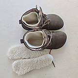 Ponožky, pančuchy, obuv - Vyberateľné vložky/ stielky do BAREFOOT beLenka vlnená plsť - 14297900_