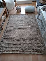 Úžitkový textil - Jutovy koberec FARMHOUSE obdĺžnik - 14296606_
