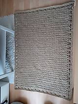 Úžitkový textil - Jutovy koberec FARMHOUSE obdĺžnik - 14296619_