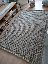 Úžitkový textil - Jutovy koberec FARMHOUSE obdĺžnik - 14296621_