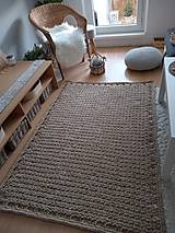 Úžitkový textil - Jutovy koberec FARMHOUSE obdĺžnik - 14296623_