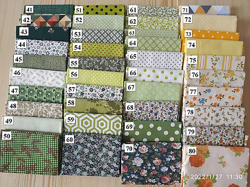 Textil - Bavlnené látky - 14297857_