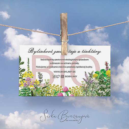 Grafika - VIZITKA  "BIO" - 14301551_