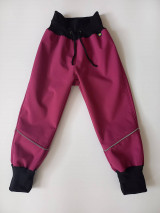 Detské oblečenie - Softshellové nohavice s reflexným prvkom - 14301951_