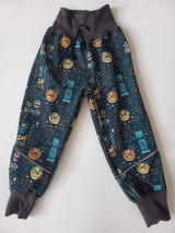 Detské oblečenie - Softshellové nohavice s reflexným prvkom - 14301993_