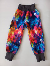 Detské oblečenie - Softshellové nohavice s reflexným prvkom - 14302220_