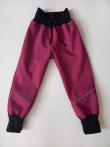 Detské oblečenie - Softshellové nohavice s reflexným prvkom - 14301951_