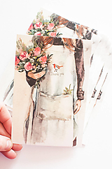 Papier - Pohľadnica "Flower Mood" - 14304486_