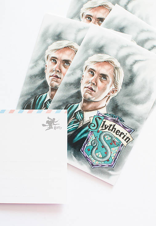 Papier - Pohľadnica "Slytherin" - 14304307_
