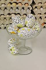 Dekorácie - Husacie vajíčka / lúčne kvety /farba na želanie - 14303432_