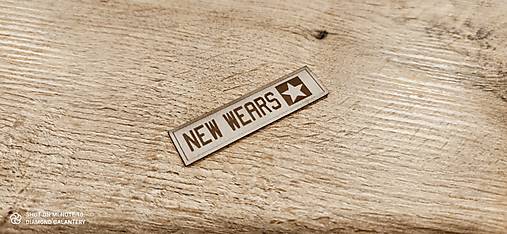 Galantéria - Nažehľovačka - 80x20 mm - New Wears (I) - 14308567_