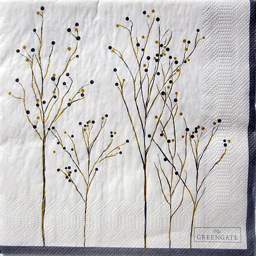 Papier - Servítka G 128 - Antonaia White large - 14306475_