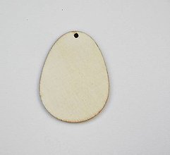 Polotovary - Drevený výrez - vajíčko (v-6 cm) - 14306920_