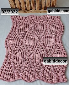 Detský textil - Deka z vlny puffy fine (Detská deka, rozmer cca (70 x 85) cm) - 14307233_