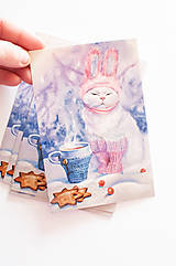 Papier - Pohľadnica "My Bunny" - 14305552_