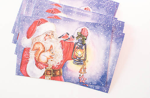 Papier - Pohľadnica " Waiting for The New Year" - 14307033_