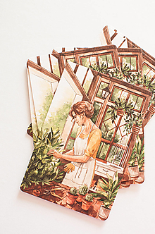Papier - Pohľadnica "Gardener" - 14306012_