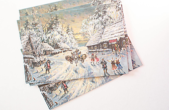 Papier - Pohľadnica "Russian Winter" - 14307056_