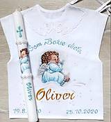 Detské oblečenie - Košieľka na krst - 14306934_