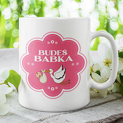 Nádoby - BUDEŠ BABKA, BUDEŠ DEDKO keramický hrnček - 14307168_