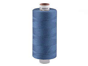 Galantéria - Polyesterové nite ASPO 1000 m 28 farieb (1316 modrá jeans) - 14306008_