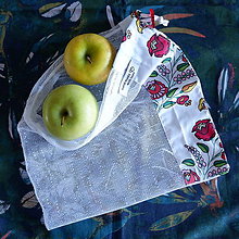 Úžitkový textil - Vrecko na ovocie a zeleninu - 14310160_