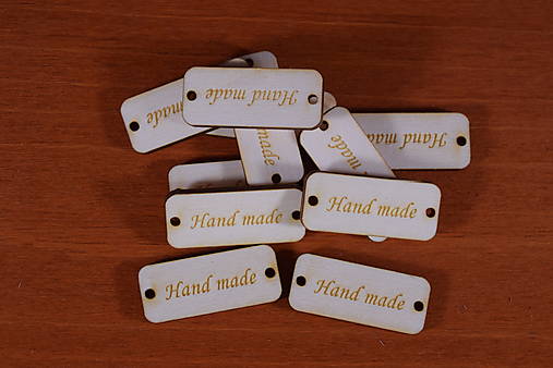 Galantéria - Štitok visačka na želanie handmade drevený - 14309952_