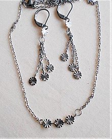 Sady šperkov - Krehká krása ocele- sady šperkov chirurgická oceľ (Jemné kvetinky) - 14315098_