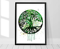 Grafika - Keltský strom života - 14316291_