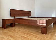Nábytok - Borovicová masívna posteľ - 14316233_