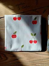 Úžitkový textil - Recy-utierka čerešienka (s jabĺčkami) - 14317844_