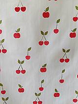 Úžitkový textil - Recy-utierka čerešienka (s jabĺčkami) - 14317845_
