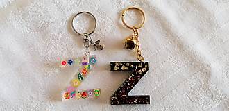 Kľúčenky - kľúčenka - písmeno Z (Červená) - 14318445_