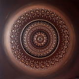 Obrazy - Mandala HARMÓNIA A ŠŤASTIE (brown) 80 x 80 - 14319633_