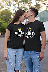 Topy, tričká, tielka - Her King His Queen - 14317334_