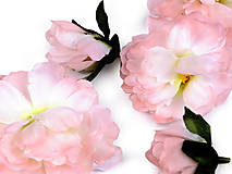 Polotovary - Umelý jabloňový kvet 9 ks - 14317038_