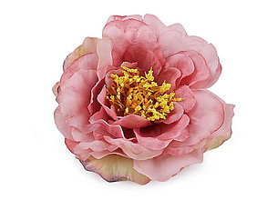 Polotovary - Umelý kvet čajová ruža Ø10 cm (staroružová) - 14317340_