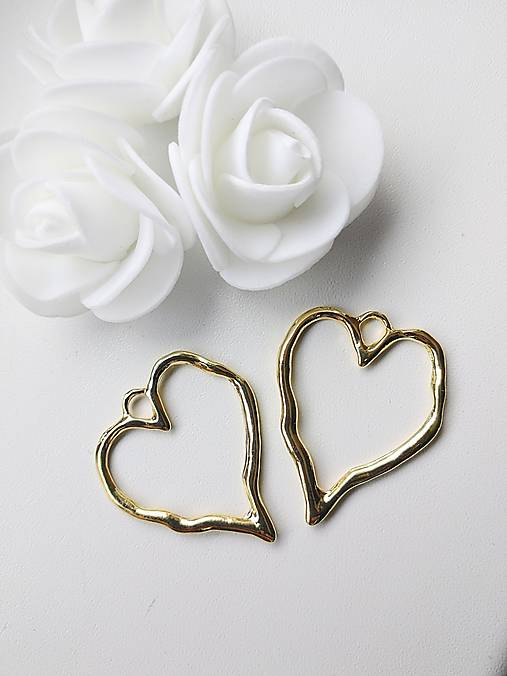 Iný materiál - Filigrán srdiečko - 14321823_