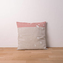 Úžitkový textil - polštář RUYA béžový - zľava (Béžová) - 14321535_