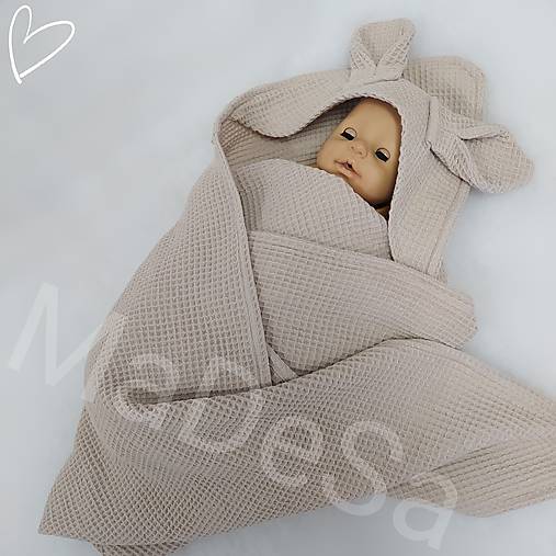 Detský textil - Osuška s "uškami"... - 14327897_