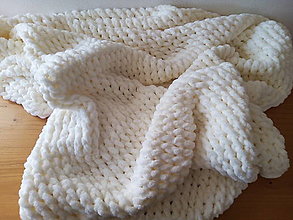 Úžitkový textil - Pletené deky na zákazku (168x56cm) - 14324754_