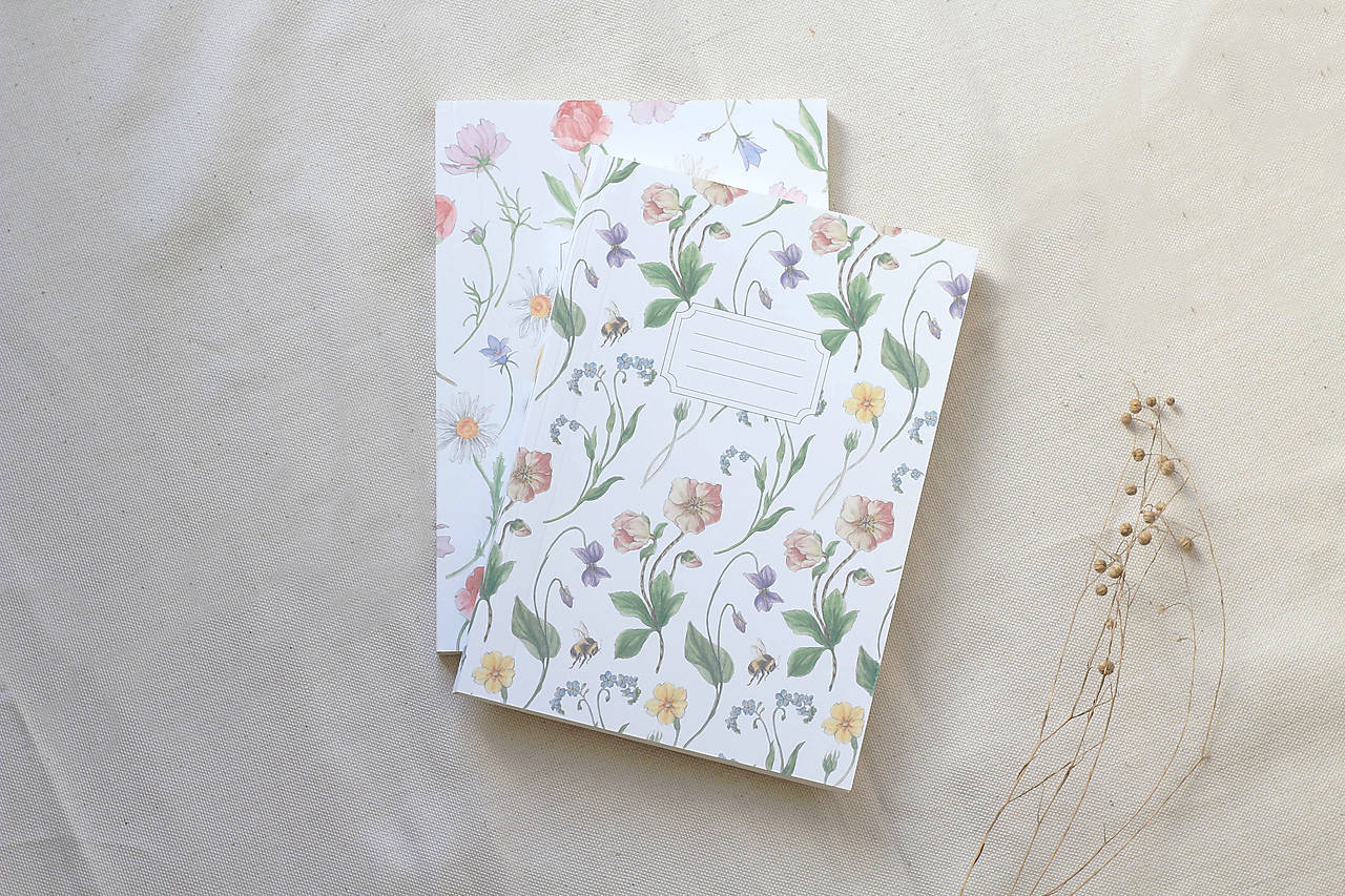Zápisník A5 | Jarné kvety