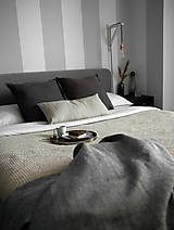 Úžitkový textil - Ľanový waflový prehoz na posteľ - 14324567_