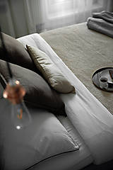 Úžitkový textil - Ľanový waflový prehoz na posteľ - 14324570_