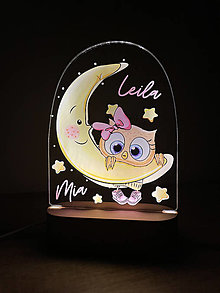 Svietidlá - Detská nočná lampa - podľa vlastného návrhu - 14323958_